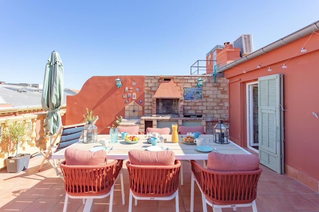 #48 Suite Jean Top Floor Terrace 5Min Walk Sea Ac Nice Exterior foto