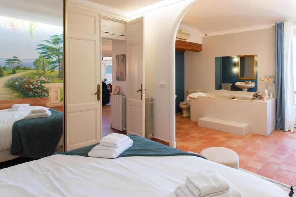 #48 Suite Jean Top Floor Terrace 5Min Walk Sea Ac Nice Exterior foto